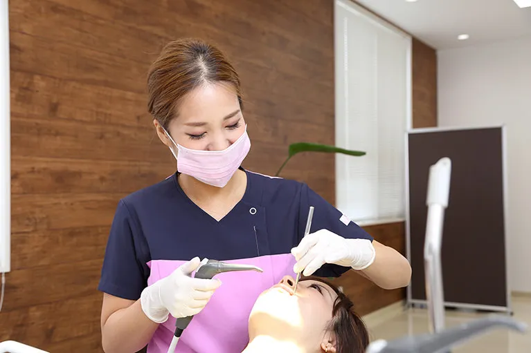 仲の良い歯科衛生士にずっと診てもらえる